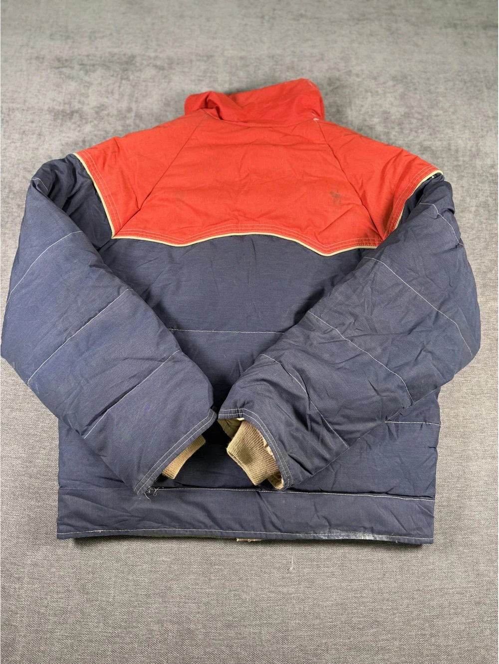 Vintage Adventure Gear 1970s Western Yoke Down Puffer Jacket